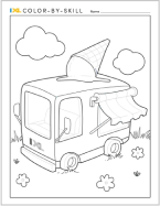 IXL Color by Skill Truck